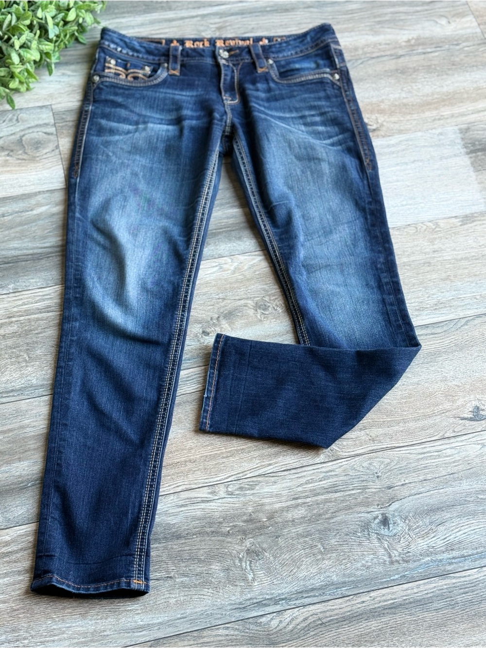 Rock Revival Women's Indigo Stretch Skinny Jeans